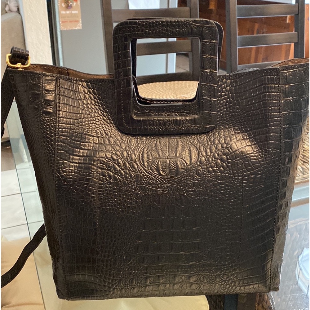 Croc embossed purse